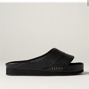 Black Athleta Saysh Slide size 8